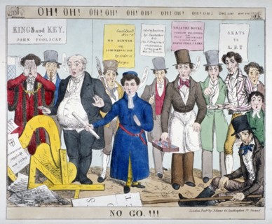 'Oh! Oh! Oh! Oh! ... No go!!!', 1830. Artist: Anon