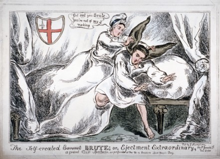 'The self created brute...', 1830. Artist: Anon