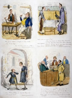 Scenes in London', c1830. Artist: Anon