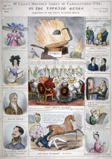 The Looking Glass, 1831. Artist: Anon