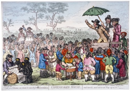 Election fair, Copenhagen Fields, London, 1795. Artist: James Gillray