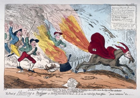 Hunting a Mare', 1819. Artist: Anon