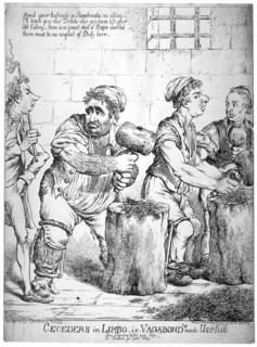 Ceceders in Limbo - ie - vagabond's made usefull ...', 1798. Artist: Ansell