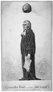 Councellor Ego - ie - little i, myself i', 1798. Artist: James Gillray