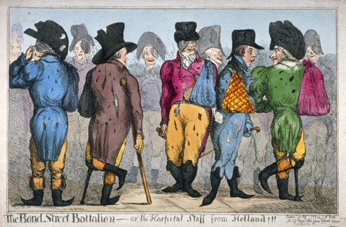 The Bond Street battalion - or hospital staff from Holland!!!', 1799. Creator: Anon.