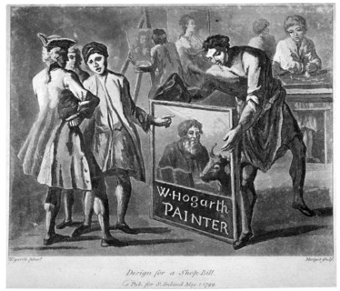 'Design for a shop-bill', 1799. Artist: M Merigot