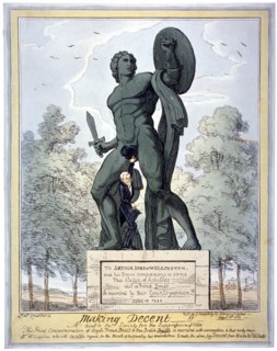 'Making decent!! A hint to the society for the suppression of vice...', 1822. Artist: George Cruikshank