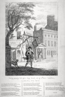 Sawney ganging back again, being turned out of place', 1782. Artist: Francesco Bartolozzi