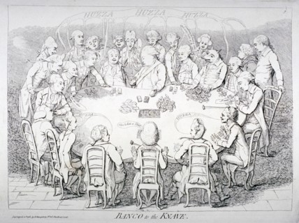 Banco to the knave', 1782. Artist: Anon