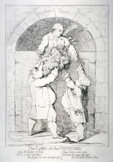 The Lord of the Vineyard', 1783. Artist: Anon