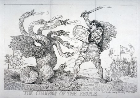 The champion of the people', 1784. Artist: Thomas Rowlandson
