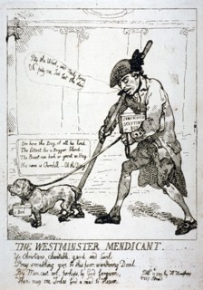 'The Westminster mendicant', 1784. Artist: Thomas Rowlandson