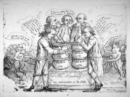 'The scrutiny, or examination of the filth', 1784. Artist: Anon