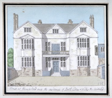House at Hampstead, London, c1800. Artist: Anon