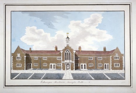 Fishmongers' Almshouses, Southwark, London, c1850. Artist: Anon