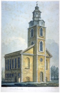 Christ Church on Blackfriars Road, Southwark, London, c1830. Artist: Anon