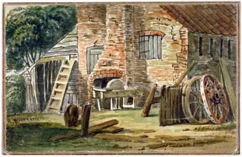A wheelwright's shop in East Street, opposite to West Street, Southwark, London, 1815. Artist: Anon