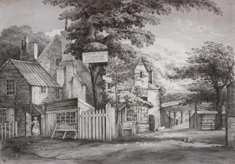 The Hoop and Toy Inn on Brompton Road, Kensington, London, c1820. Artist: Anon