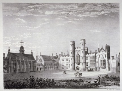Lambeth Palace, London, c1830. Artist: GF Bragg