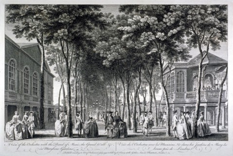Marylebone Gardens, London, 1755. Artist: Anon