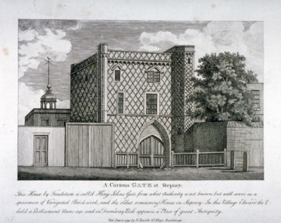 View of a gateway in Stepney, London, 1791. Artist: Anon