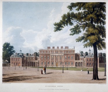 Buckingham House, Westminster, London, 1819. Artist: Thomas Sutherland