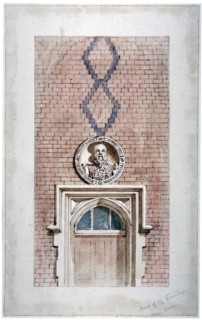 Van Dun Almshouses, Caxton Street, London, 1852. Artist: James Findlay