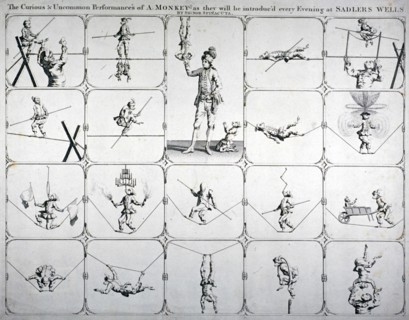 Performance at Sadler's Wells Theatre, Finsbury, London, 1750. Artist: Anon