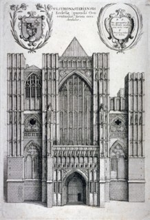 Westminster Abbey, London, c1650. Artist: Wenceslaus Hollar
