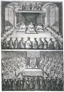 Houses of Convocation, London, c1623. Artist: Anon