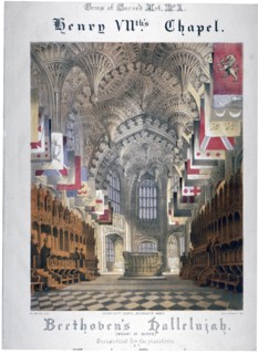 Interior view of Henry VII's chapel in Westminster Abbey, London, c1855. Artist: WL Walton