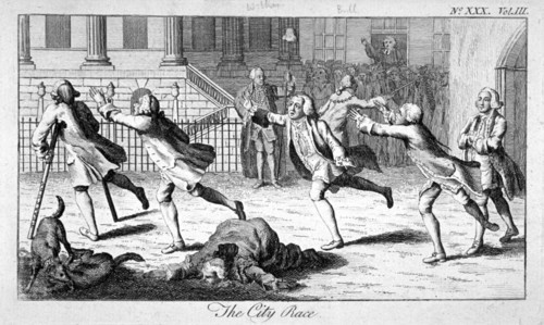'The City Race', 1771. Artist: Anon