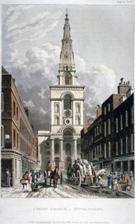 Christ Church, Spitalfields, London, 1815. Artist: Anon