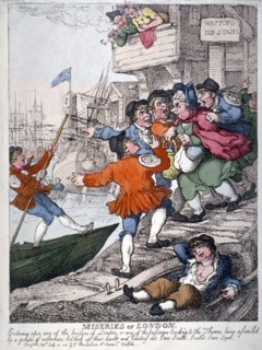 'Miseries of London', 1812. Artist: Anon