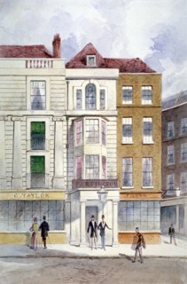 The Crown and Anchor Tavern, Arundel Street, Westminster, London, 1842. Artist: Anon