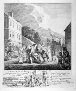 'The painters march from Finchly...', 1753. Artist: Paul Sandby