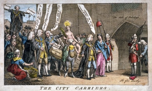 'The City carriers', 1769. Artist: Anon