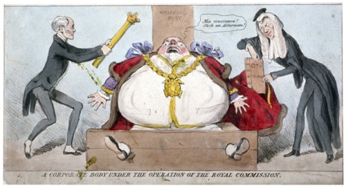A corporate body under the operation of the Royal Commission', c1835. Artist: Anon