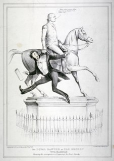 'The loyal banker or Old Georgy taking Ransom', 1836. Creator: Alfred Ducôte.