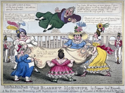The Blanket Hornpipe...', 1820. Artist: WE