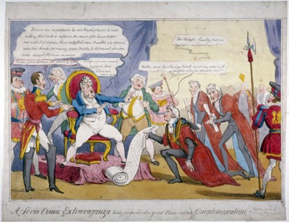 'A serio comic extravaganza...', 1820. Artist: Anon