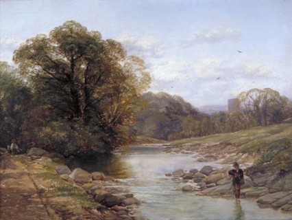 'A Sylvan Stream', 19th century. Artist: Thomas Creswick