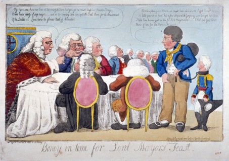 'Boney in time for Lord Mayor's feast', 1803. Artist: Anon