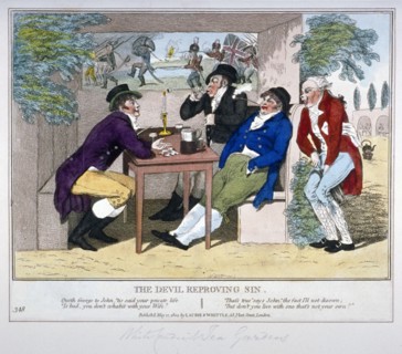 'The Devil Reproving Sin', 1804. Artist: Anon