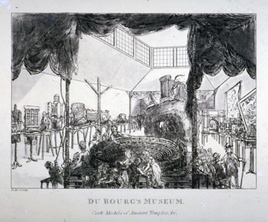 Dubourg's Museum, Grosvenor Street, Westminster, London, 1818. Artist: Matthew Dubourg