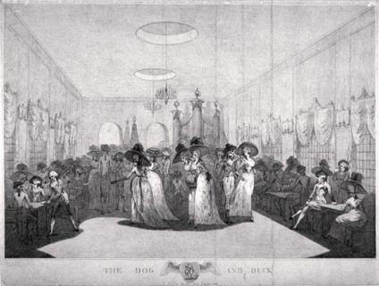Interior view of the Dog and Duck Inn, St George's Fields, Southwark, London, 1789. Artist: Anon
