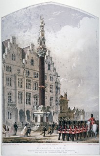 Broad Sanctuary, Westminster, London, c1865. Artist: Robert Dudley