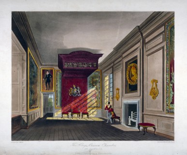 Interior view of St James's Palace, Westminster, London, 1816. Artist: Thomas Sutherland