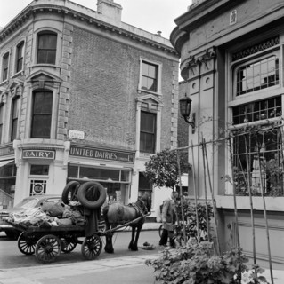 Rag and bone cart, Kensington, London, 1962-1964