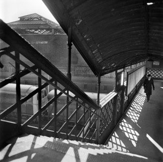 Stairs at London Bridge Station, London, 1960-1972